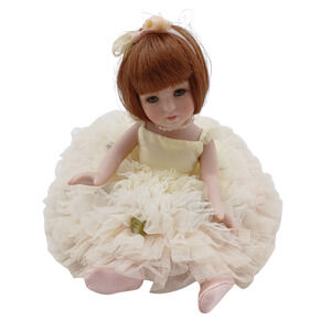 Marie Osmond Peace Rose Bud Tiny Tot Doll 2004 Signed Porcelain LE #3913